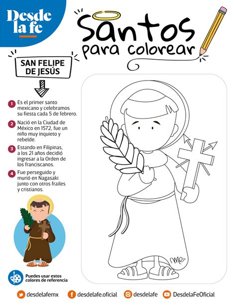 dibujos de santos para niños